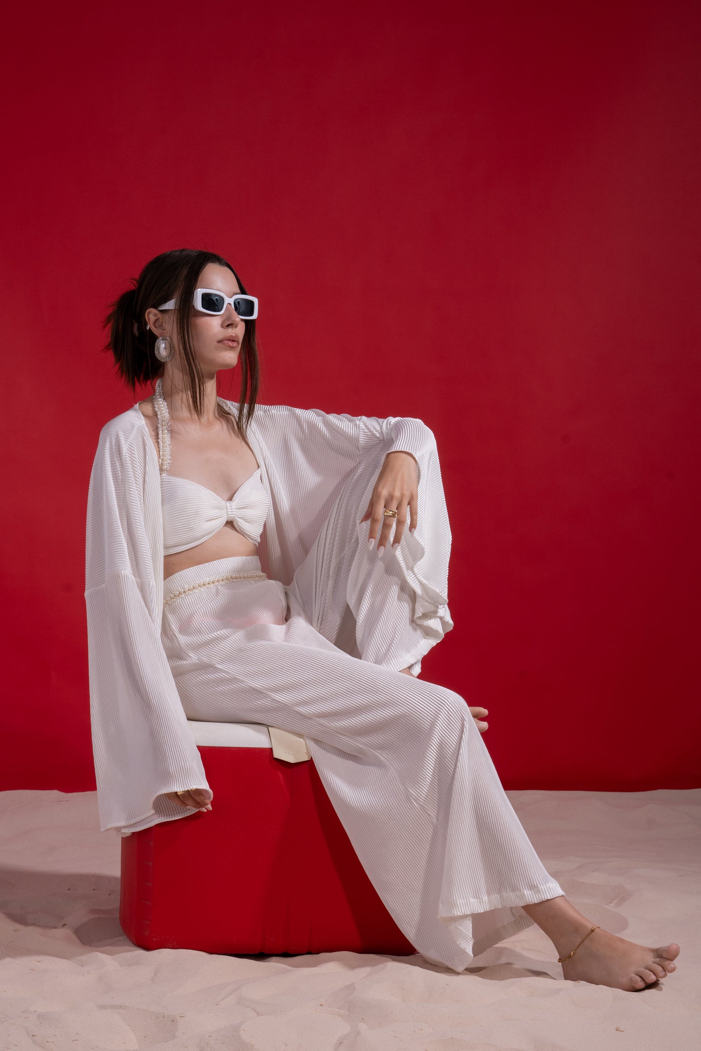 White bleese 3 piece set